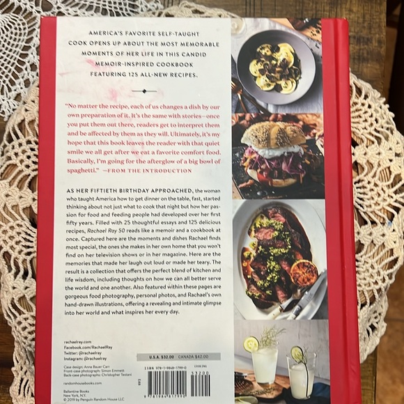 Rachael Ray 50: Memories and Meals from a Sweet and Savory Life hardcover book - Picture 2 of 2